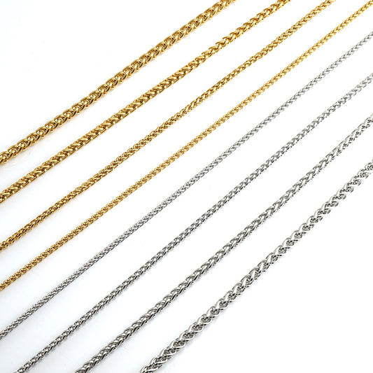 18K Gold Plated Keel Chain Necklace